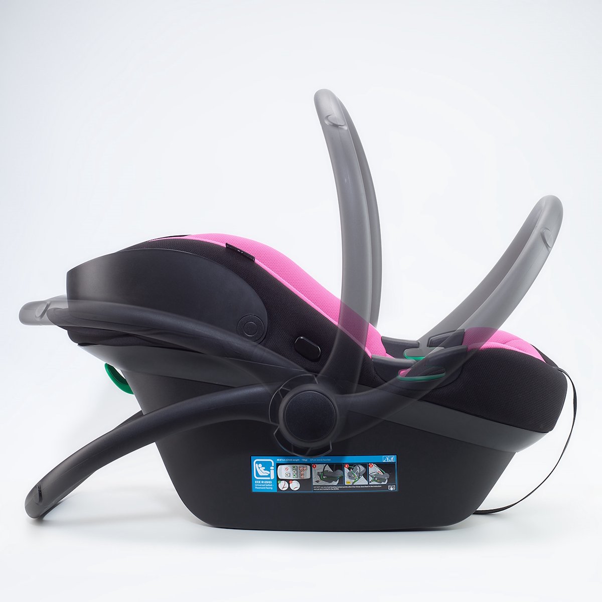 BabyGO iTravel XP i-Size Autostoel Roze 40-87 cm