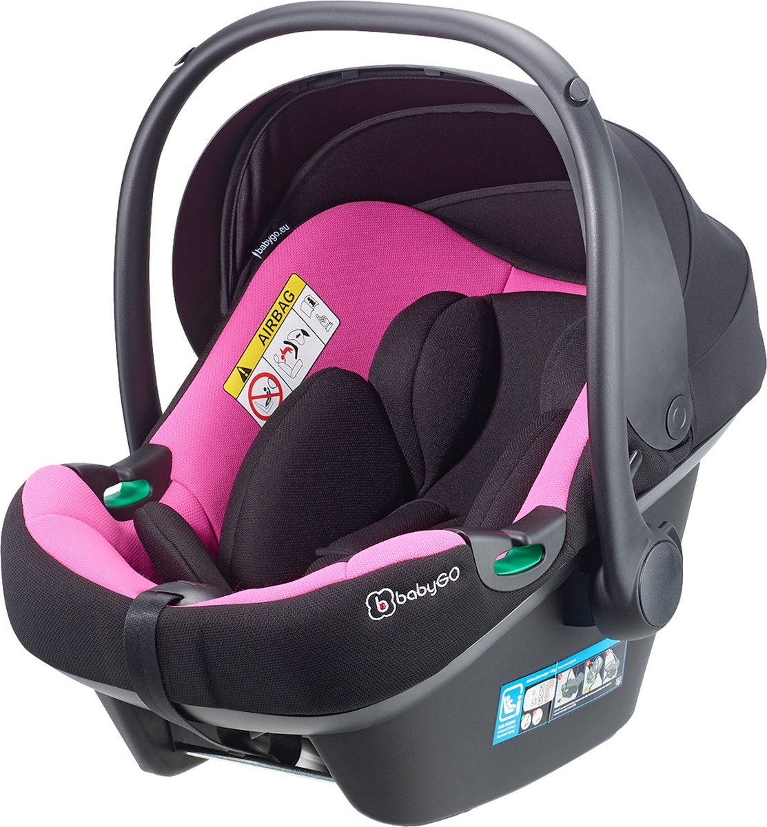 BabyGO iTravel XP i-Size Autostoel Roze 40-87 cm