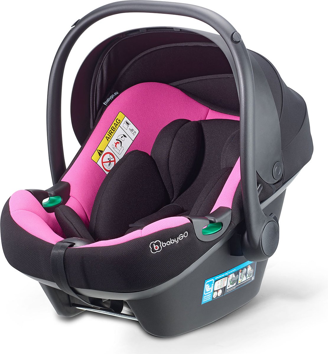 BabyGO iTravel XP i-Size Autostoel Roze 40-87 cm