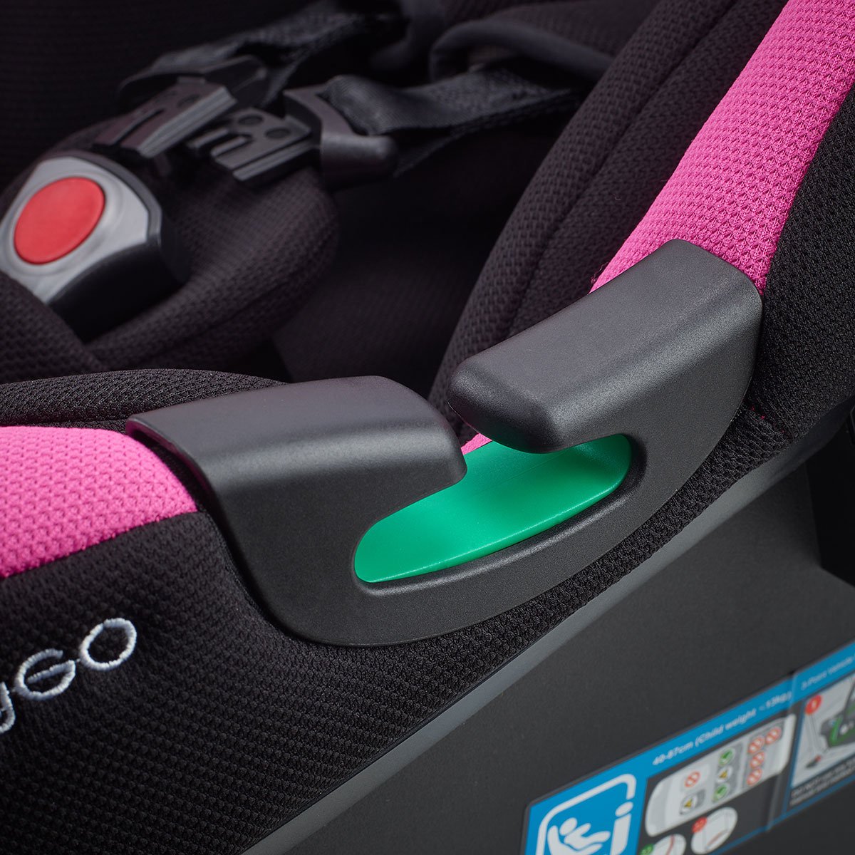 BabyGO iTravel XP i-Size Autostoel Roze 40-87 cm