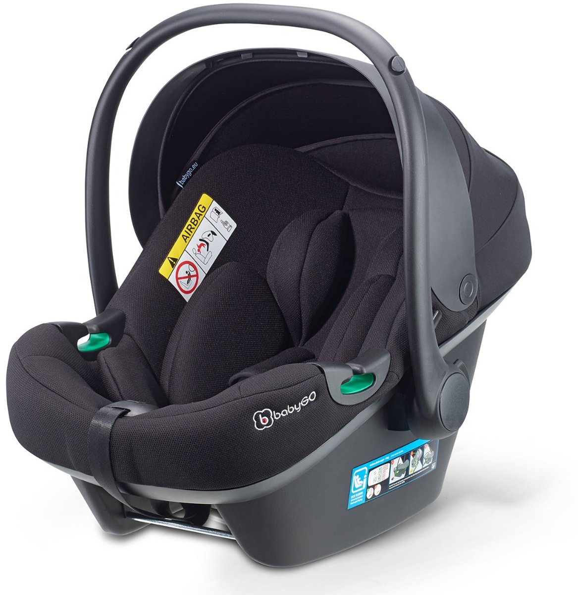 BabyGO iTravel XP i-Size Autostoel Zwart 40-87 cm
