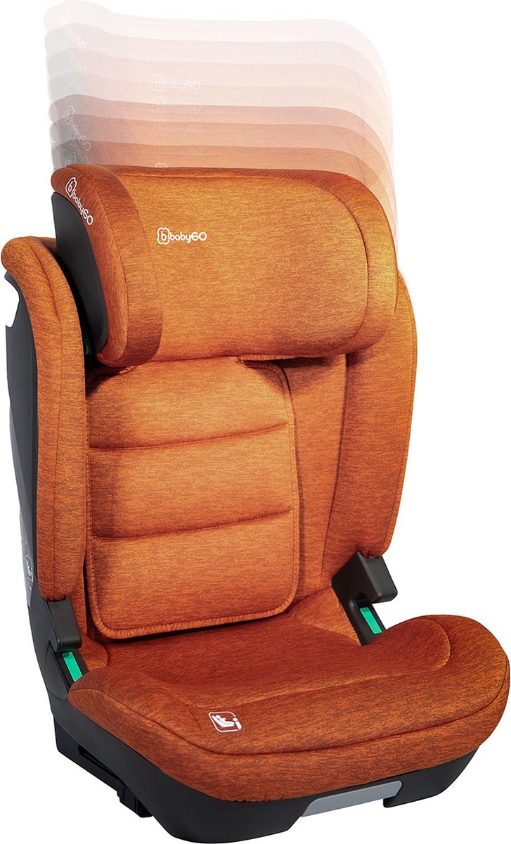 BabyGO Motion i-Size Autostoel Zwart 100-150cm