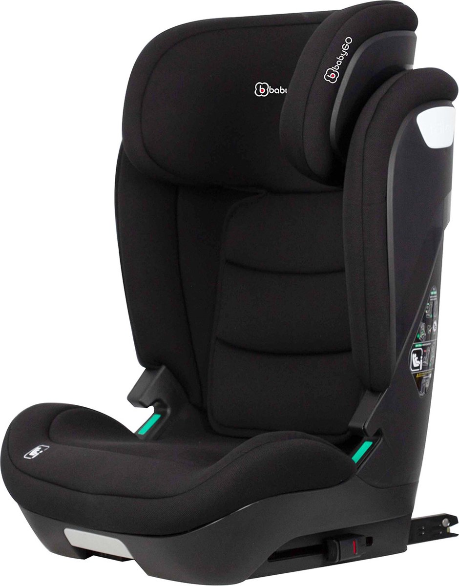 BabyGO Motion i-Size Autostoel Zwart 100-150cm