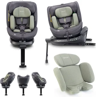 BabyGO Move 360 Autostoel Groen