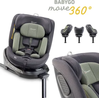 BabyGO Move 360 Autostoel Groen