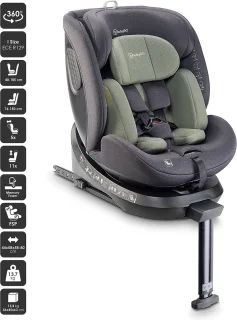 BabyGO Move 360 Autostoel Groen