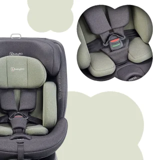 BabyGO Move 360 Autostoel Groen
