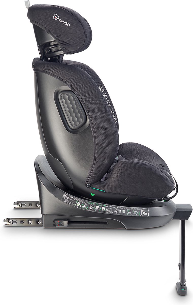 BabyGO Move 360 i-Size autostoel zwart