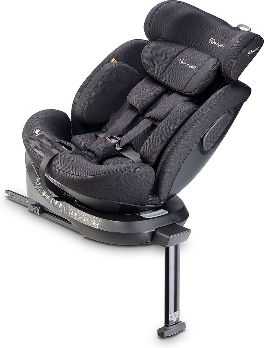 BabyGO Move 360 i-Size autostoel zwart