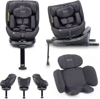 BabyGO Move 360 i-Size autostoel zwart