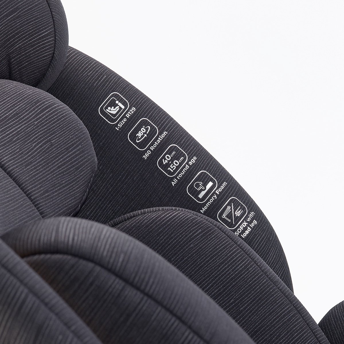 BabyGO Move 360 i-Size autostoel zwart