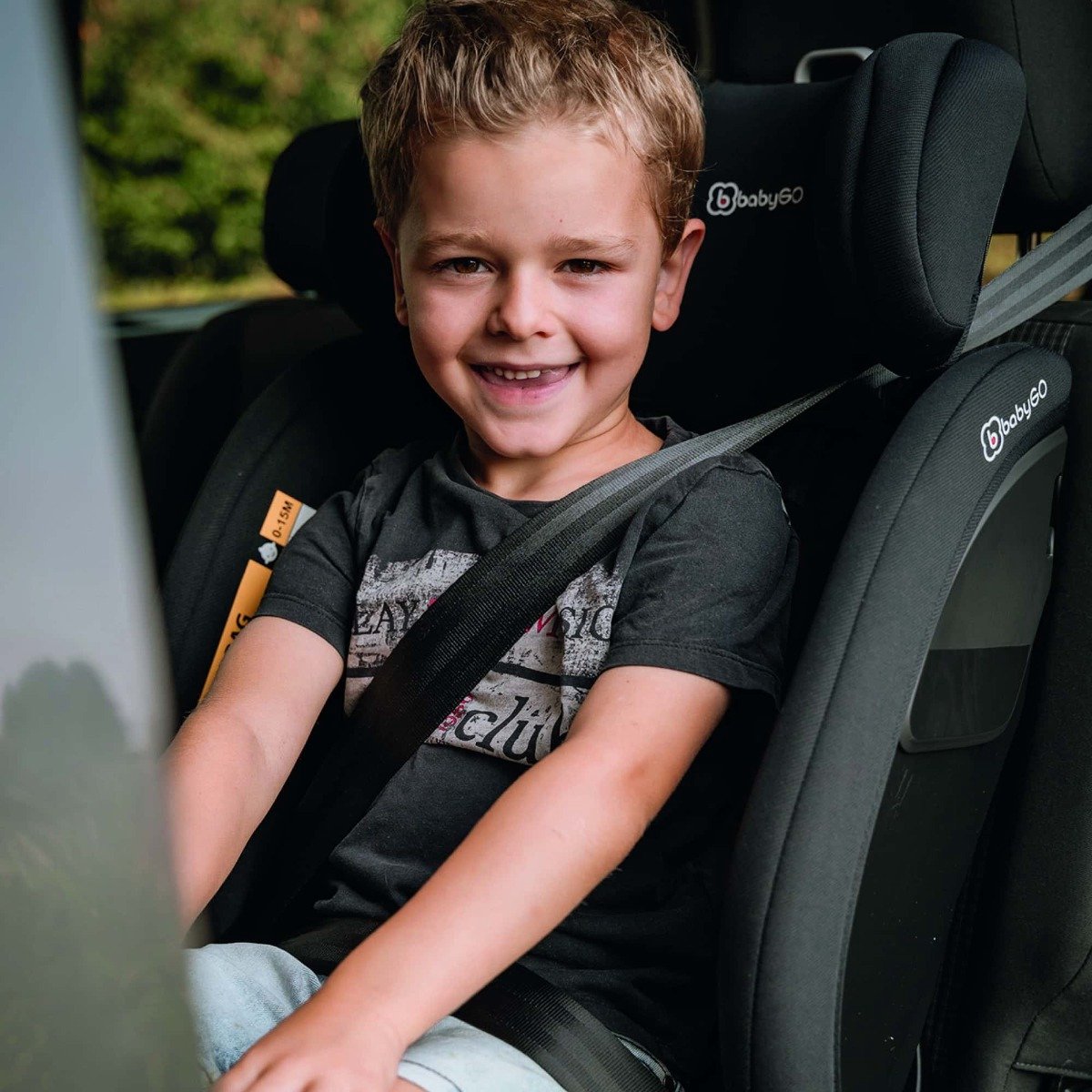 BabyGO Protection 360 i-Size Autostoel Grijs Isofix