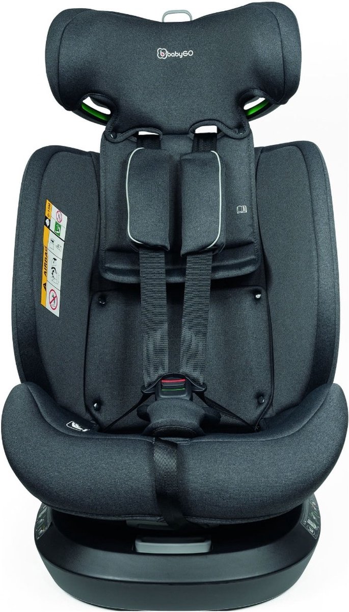 BabyGO Protection 360 i-Size Autostoel Grijs Isofix