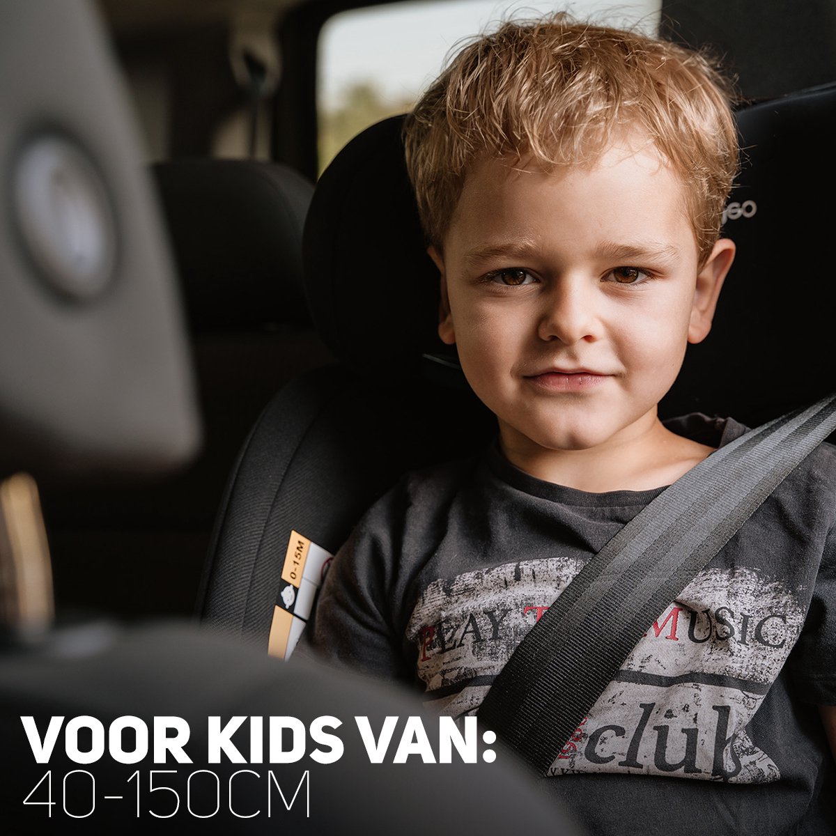 BabyGO Protection 360 i-Size Autostoel Grijs Isofix