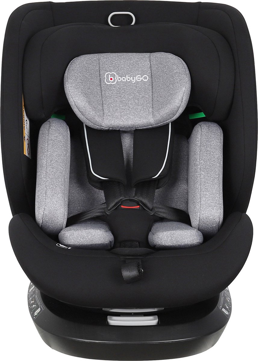 BabyGO Protection 360 i-Size Autostoel Grijs Isofix