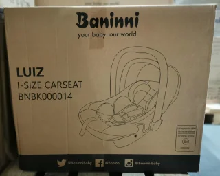 Baninni Luiz i-Size Autostoel 0+ Zwart + Adapterset