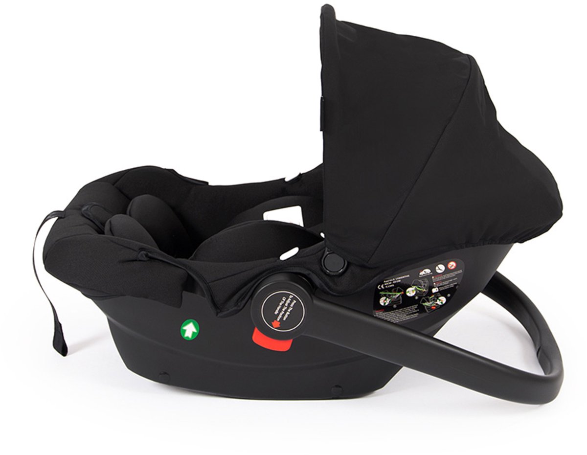 Baninni Luiz i-Size Autostoel 0+ Zwart + Adapterset