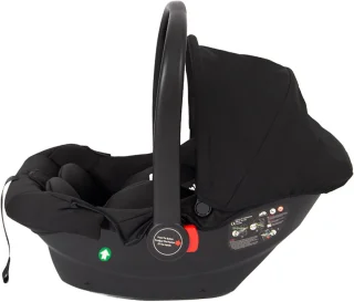 Baninni Luiz i-Size Autostoel 0+ Zwart + Adapterset