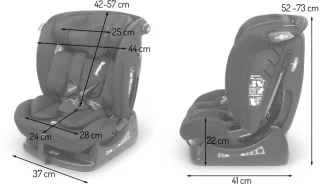 Baninni Nora Autostoel i-Size 0-36 kg Grijs