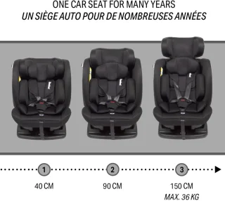 Baninni Nora Autostoel i-Size 0-36 kg Zwart