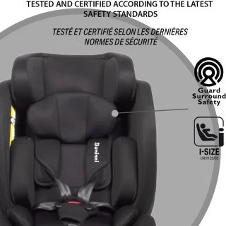 Baninni Nora Autostoel i-Size 0-36 kg Zwart
