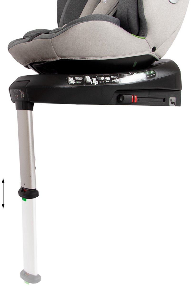 Baninni Tullio Autostoel 360° i-Size 40-150cm Grijs