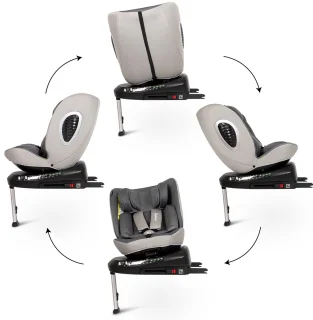 Baninni Tullio Autostoel 360° i-Size 40-150cm Grijs