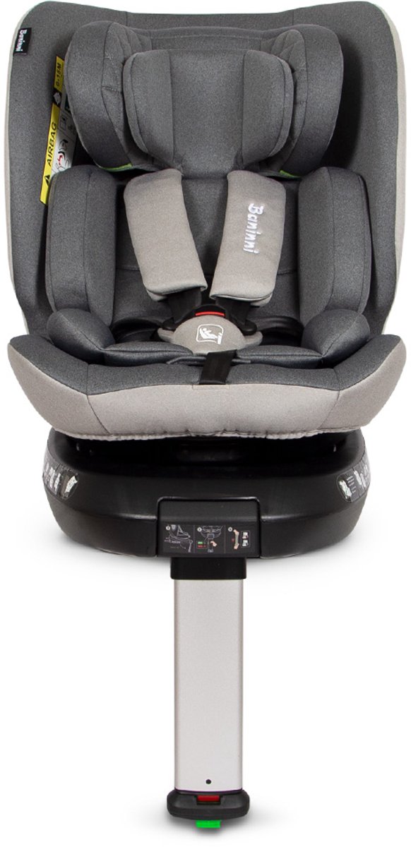 Baninni Tullio Autostoel 360° i-Size 40-150cm Grijs