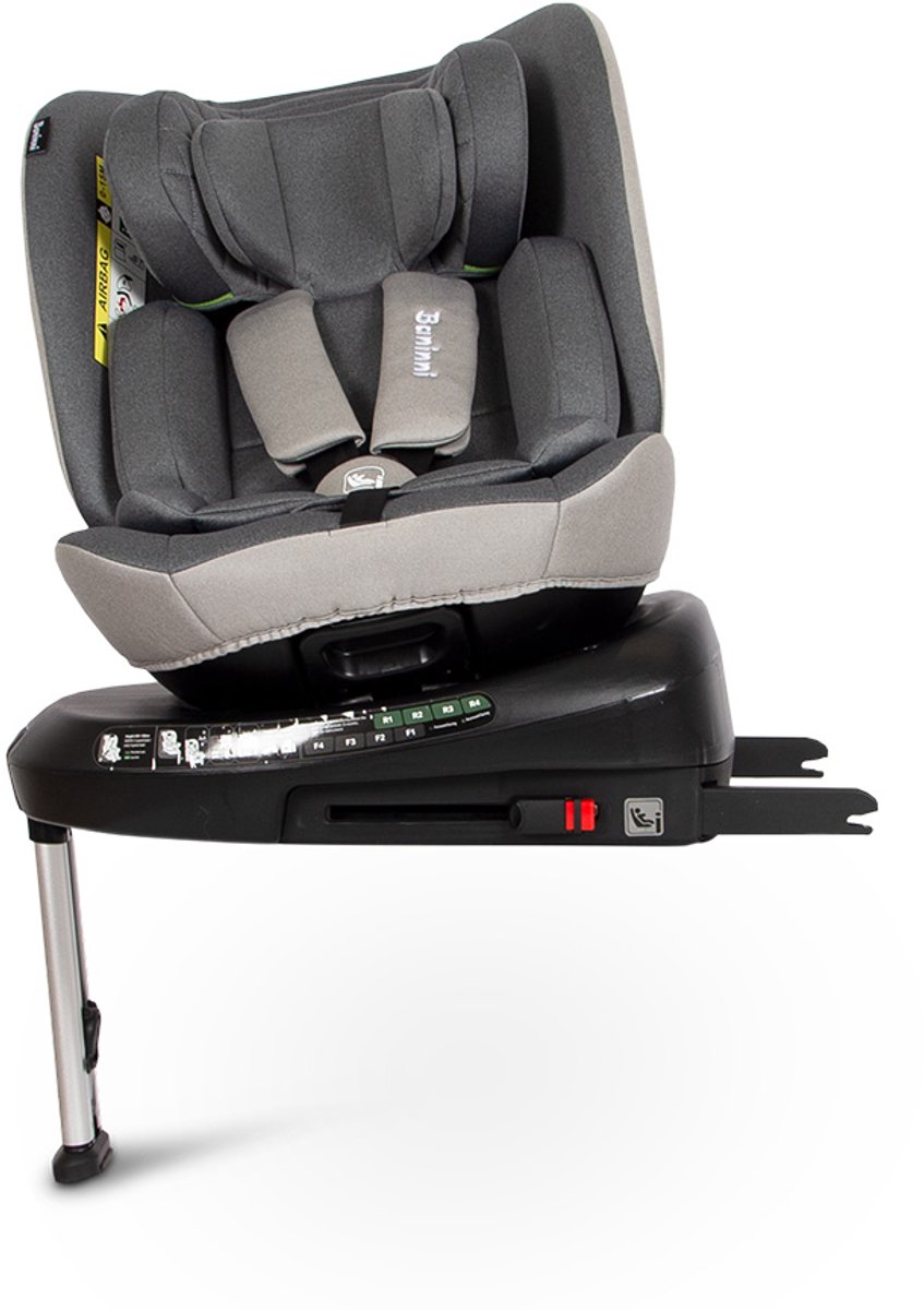 Baninni Tullio Autostoel 360° i-Size 40-150cm Grijs