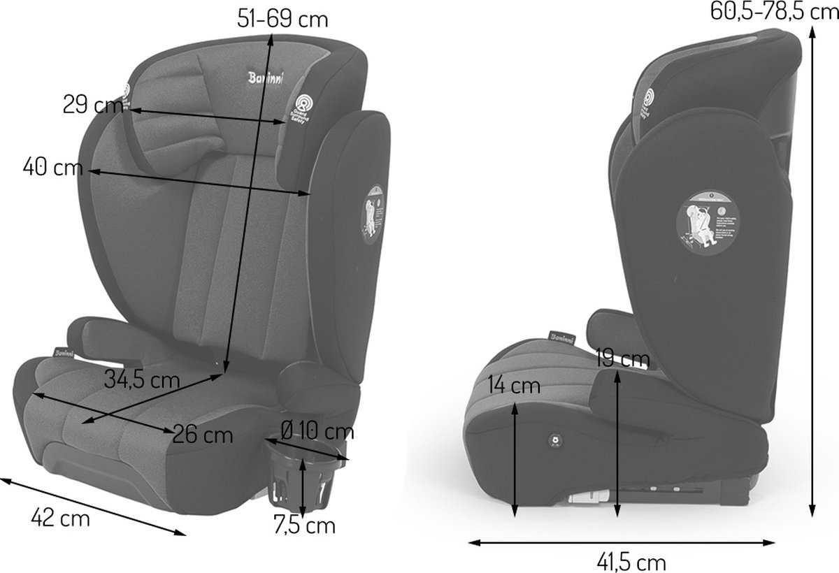 Baninni Zola Autostoel i-Size 100-150cm 15-36kg Groen