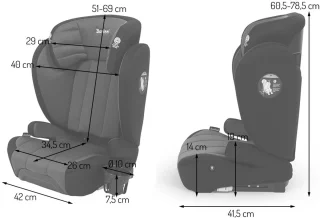 Baninni Zola Autostoel i-Size 15-36kg Zwart