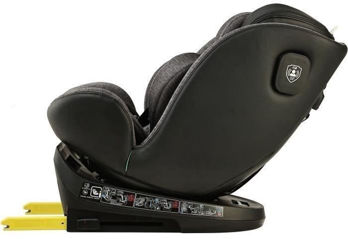 BBGO Wondersafe Draaibaar Autostoeltje I-SIZE Grijs