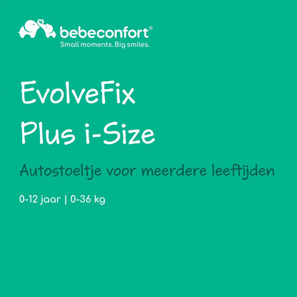 Bebeconfort EvolveFix Plus i-Size Autostoel Black Mist