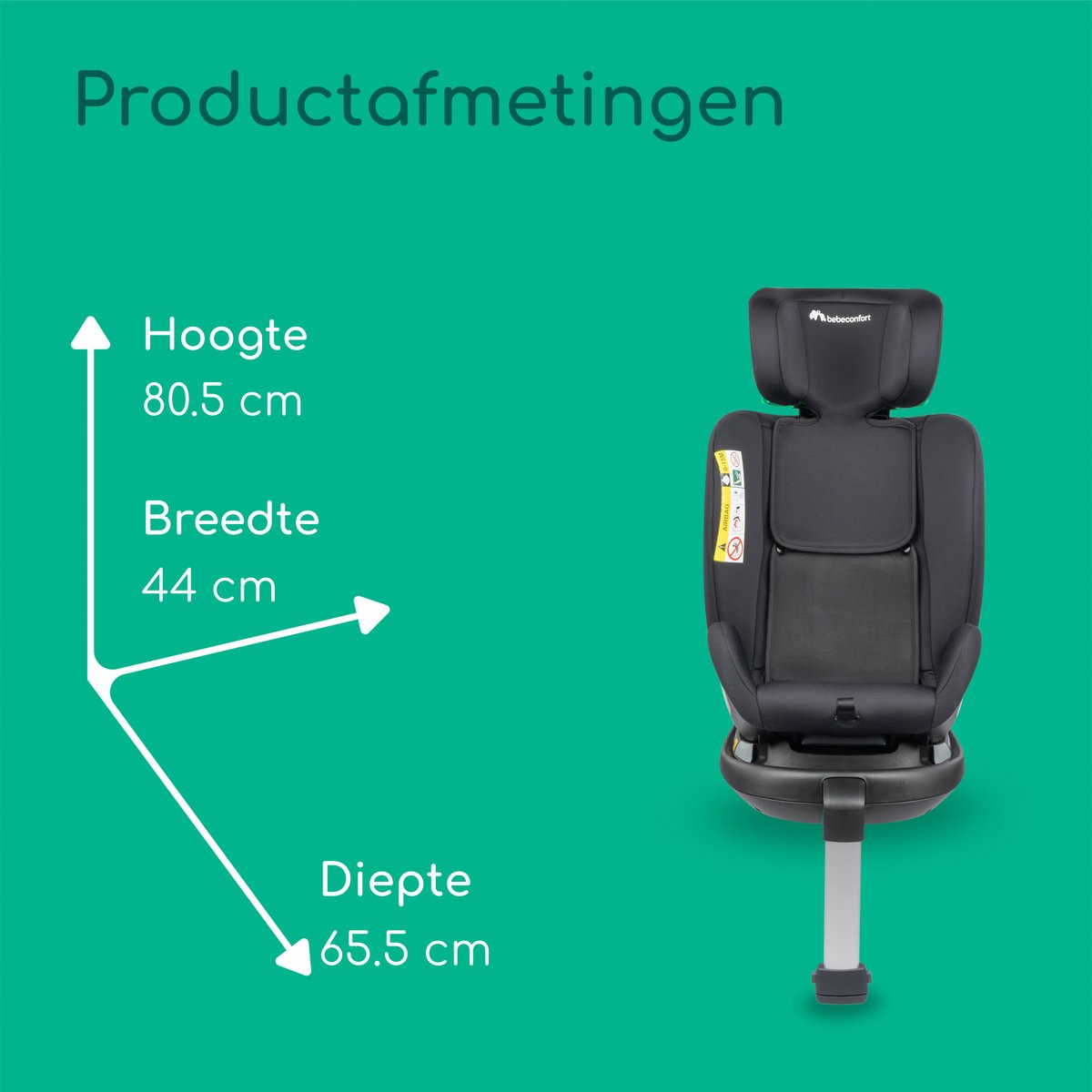 Bebeconfort EvolveFix Plus i-Size Autostoel Black Mist