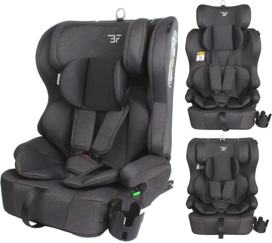 Bebies First Autostoel Allure Groep 1/2/3 Grijs review