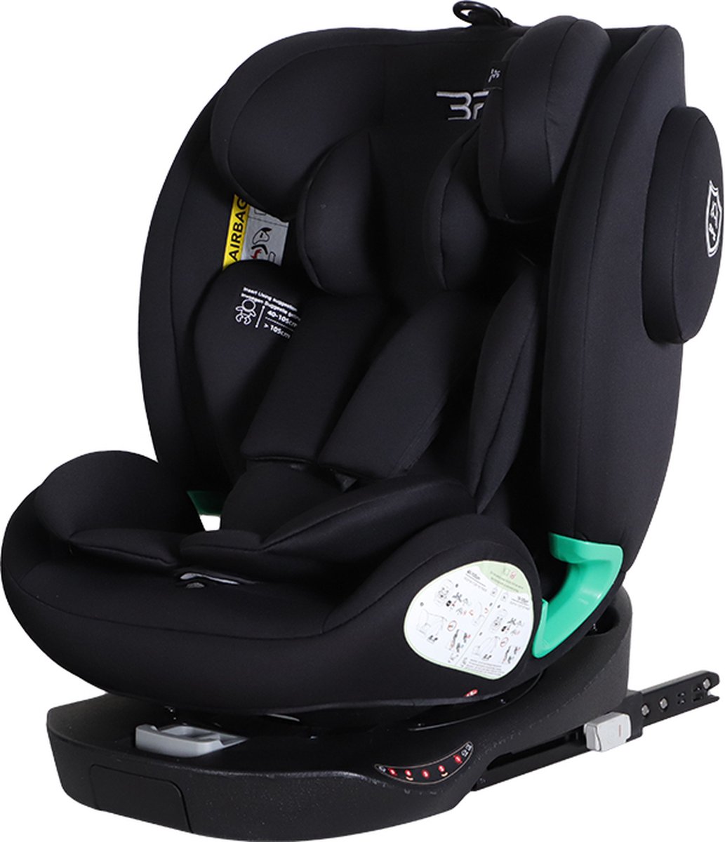Bebies First Autostoel Executive i-Size Isofix 360° Zwart