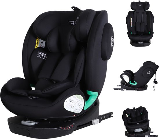 Bebies First Autostoel Executive i-Size Isofix 360° Zwart