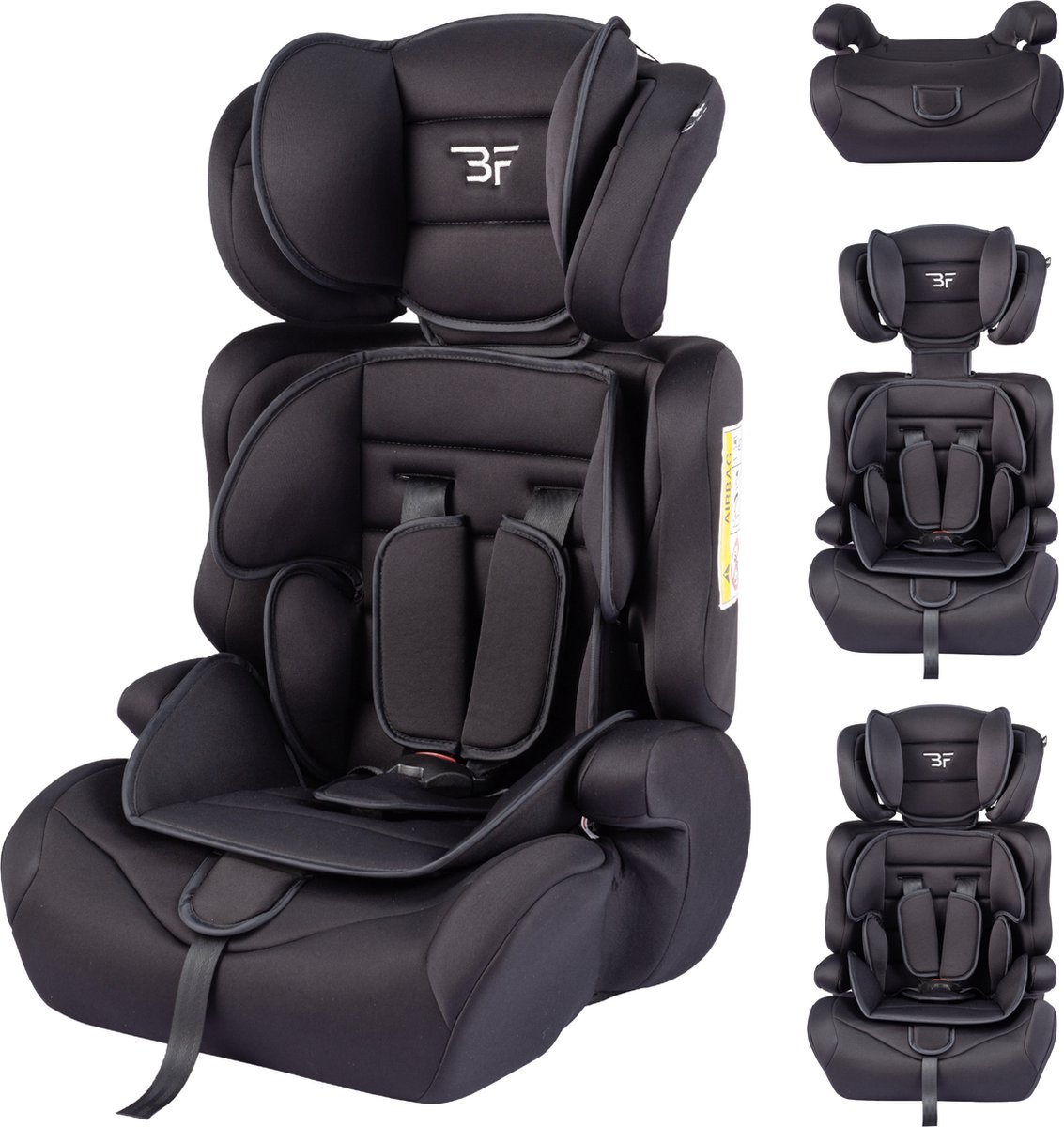 Bebies First Grandtour i-Size Autostoel Groep 1/2/3 Zwart