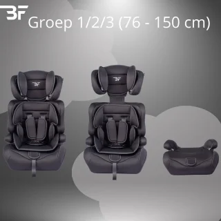 Bebies First Grandtour i-Size Autostoel Groep 1/2/3 Zwart