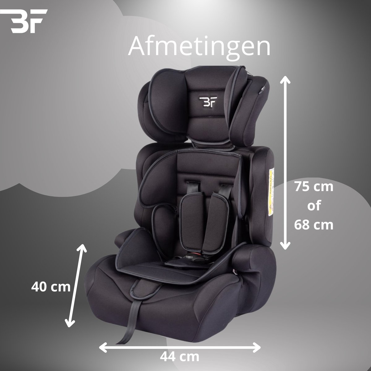 Bebies First Grandtour i-Size Autostoel Groep 1/2/3 Zwart