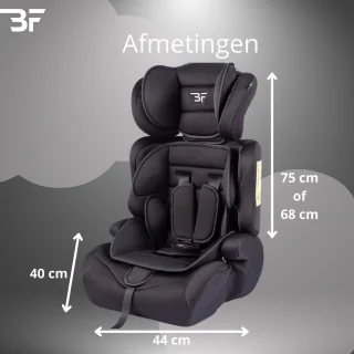 Bebies First Grandtour i-Size Autostoel Groep 1/2/3 Zwart