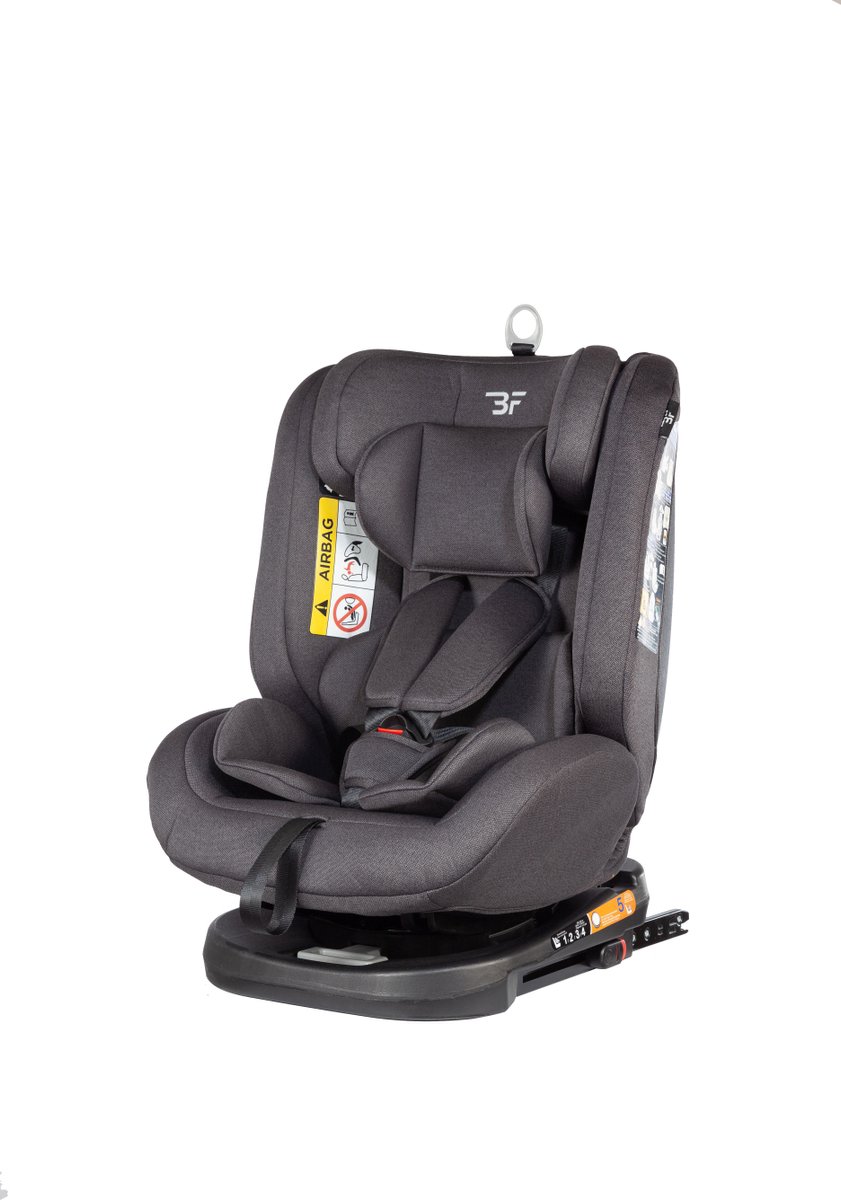 Bebies First Kiddo I-Size Autostoel 360° Isofix Grijs