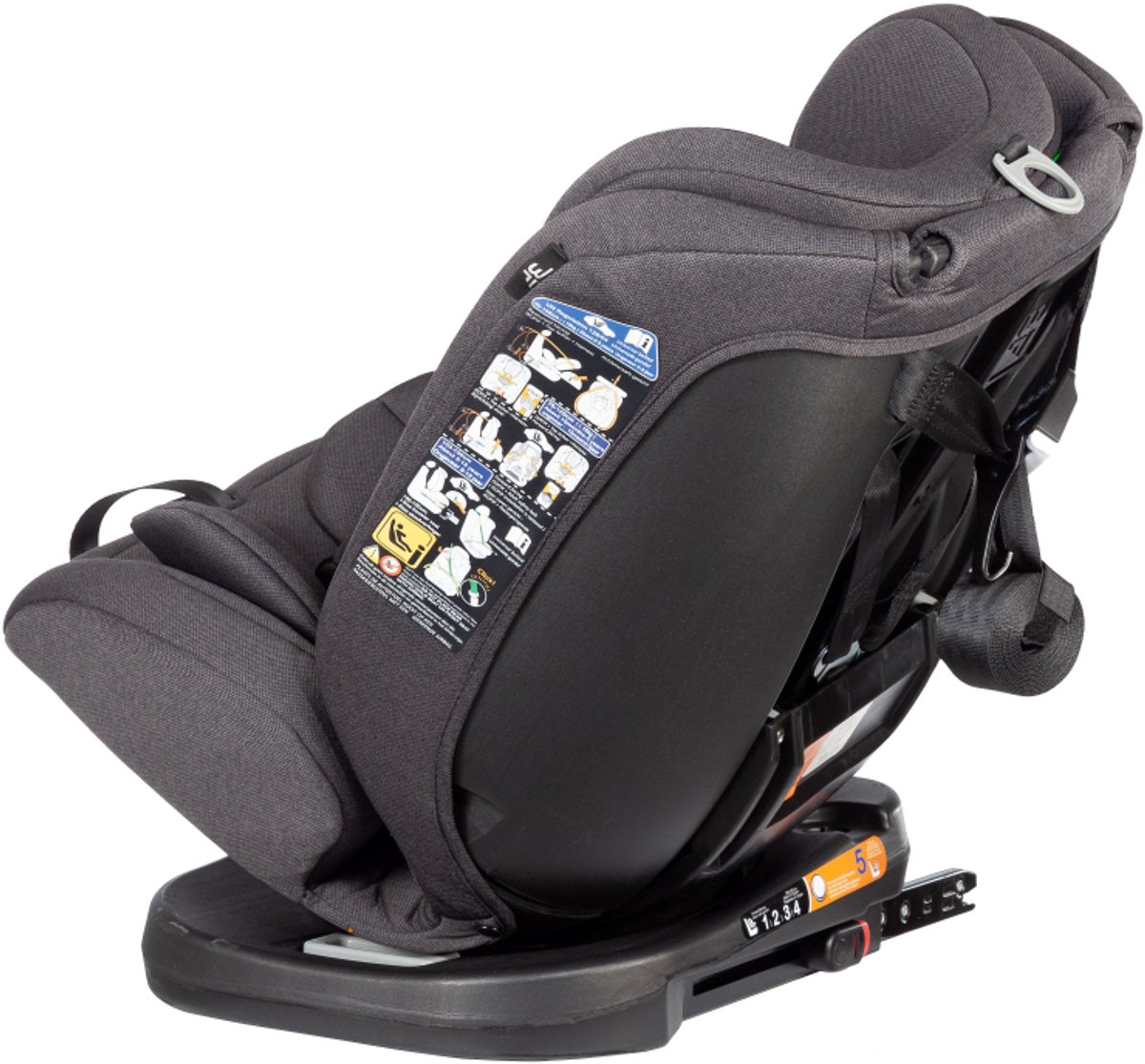 Bebies First Kiddo I-Size Autostoel 360° Isofix Grijs