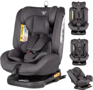 Bebies First Kiddo I-Size Autostoel 360° Isofix Grijs