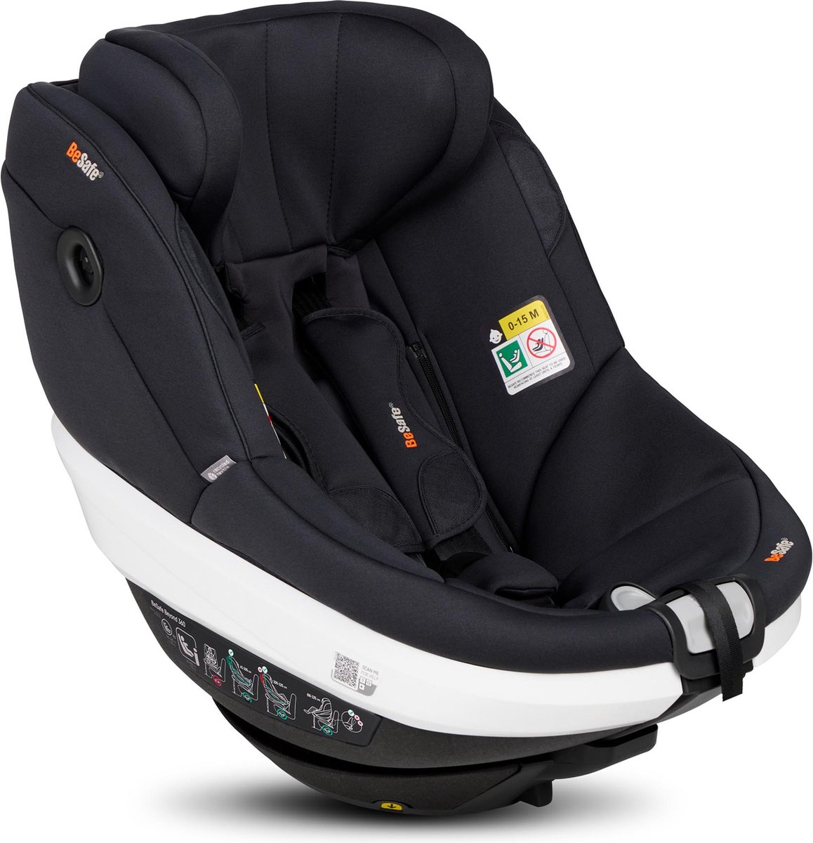 BeSafe Beyond 360 Autostoel Black Soft Breeze