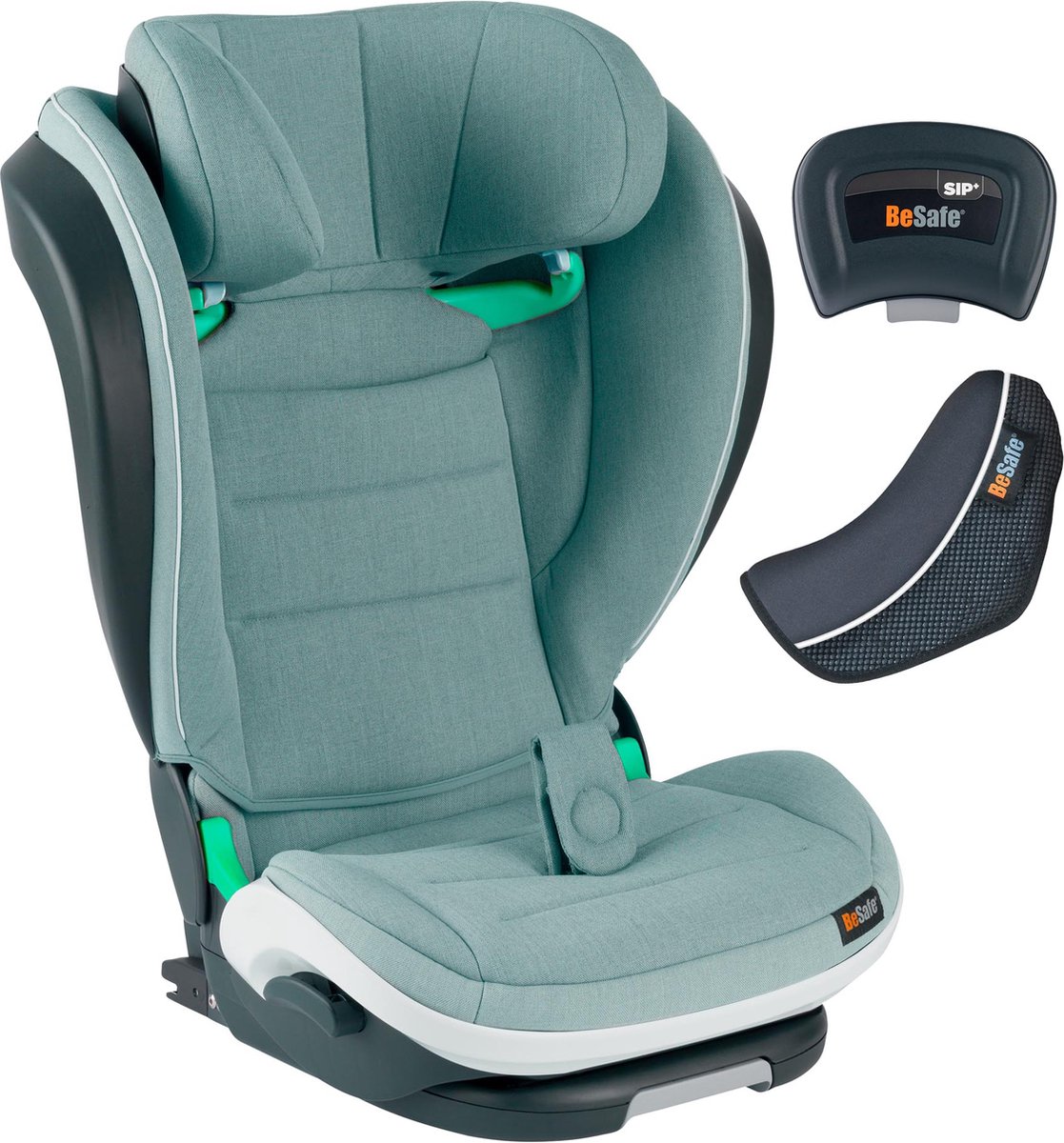 BeSafe iZi Flex Fix 2 i-Size Kinderzitje Sea Green Mélange