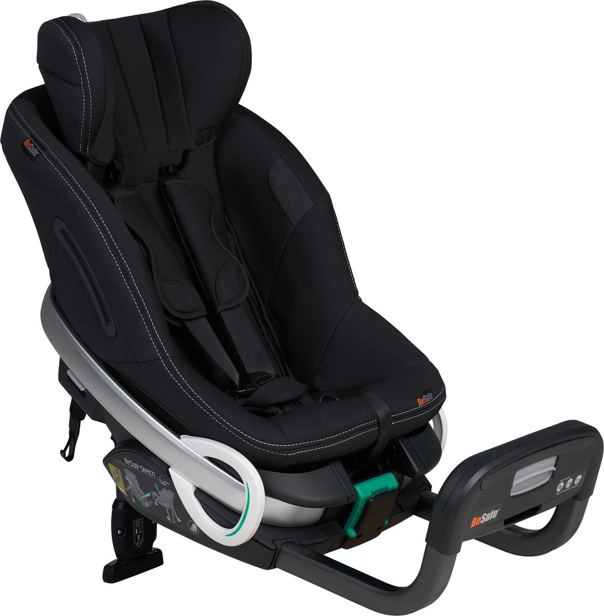 BeSafe Stretch Autozitje Black Soft Breeze