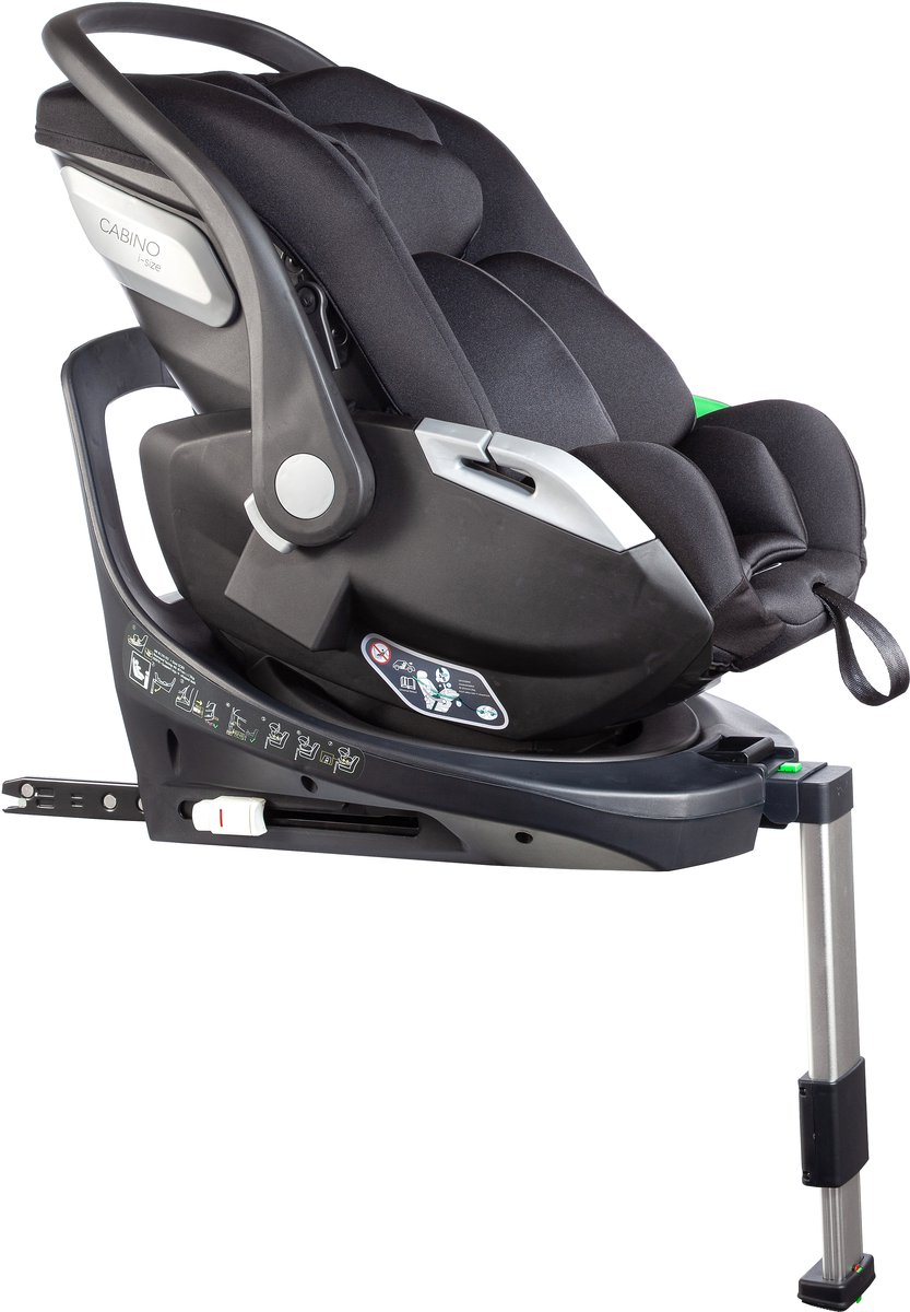Cabino Autostoel 360° Draaibaar I Size Zwart Met Base Groep 0 I 0-87 cm