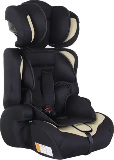 Cabino Autostoel i-Size Groep 1/2/3 Zwart/Beige