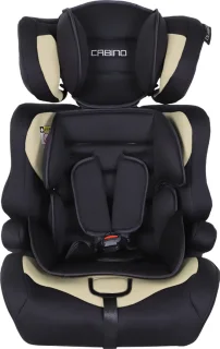 Cabino Autostoel i-Size Groep 1/2/3 Zwart/Beige